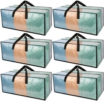 Sacos de mudança, sacos de armazenamento, sacos de armazenamento extra grandes para mudança de suprimentos, dormitórios universitários, armário do quarto,