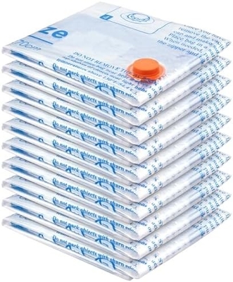 8 BAÇAS DE ARREFIÇO VACUUM com bomba de ar elétrica, 2 JUMBO, 2 grandes, 2 médias, 2 pequenas