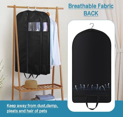 KIMBORA 43&quot; BOLSAS DE COVIDO PARA ALMARGO E VIAJAMENTO, BOLSAS DE VESTIMENTO HANGING GUSSETED PARA HOMENS BOLSA DE COVIDO COM MANTELAS para