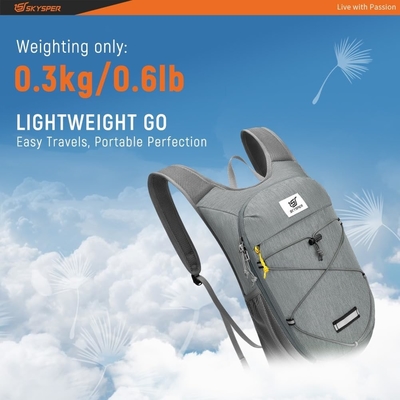 Mochila de caminhada dobrável SKYSPER - 10L Mochila de dia leve Mochilas de viagem respiráveis para homens Mulheres