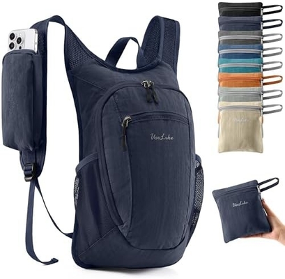 Mochila de caminhada pequena de 10L Mochila de viagem de dia Mochila leve de embalagem para mulheres Homens