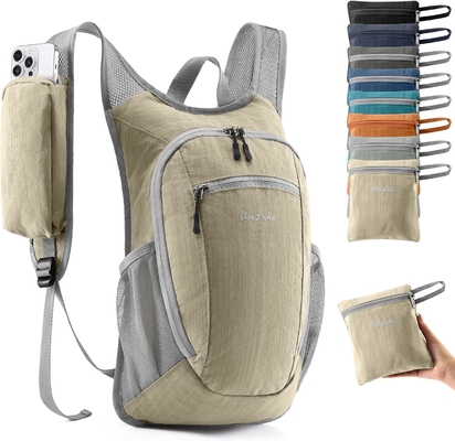 Mochila de caminhada pequena de 10L Mochila de viagem de dia Mochila leve de embalagem para mulheres Homens