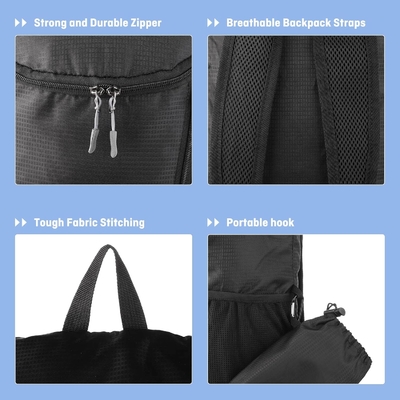 Mochila de caminhada, impermeável e resistente ao desgaste Mochila leve, embalagem, viagem ao ar livre, acampamento
