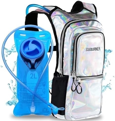 Sojourner Hydration Pack, Mochila de Hidratação - Mochila de água com 2 litros de bexiga de hidratação, Festival Essential - Rave