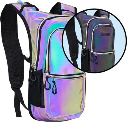 Sojourner Hydration Pack, Mochila de Hidratação - Mochila de água com 2 litros de bexiga de hidratação, Festival Essential - Rave