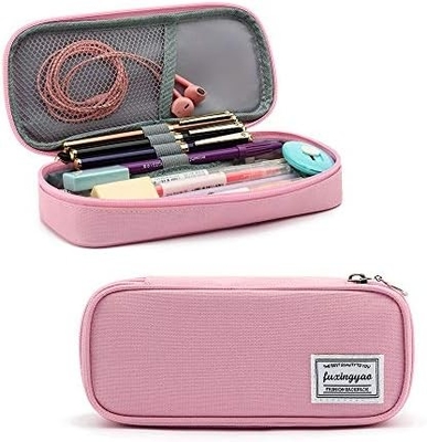 Caixa de lápis FUXINGYAO, Bolsa de lápis multi-localização, Saco de lápis portátil, Caixa de lápis para escritório ((NEGRO)