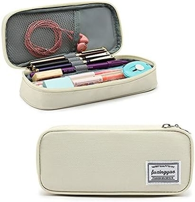 Caixa de lápis FUXINGYAO, Bolsa de lápis multi-localização, Saco de lápis portátil, Caixa de lápis para escritório ((NEGRO)