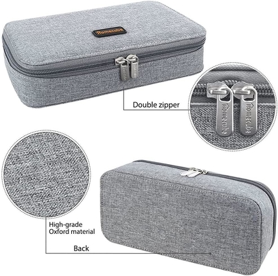 Homecube Casca de lápis Porta lápis caixa de maquiagem bolsas de tecido de oxford papelão de armazenamento grande