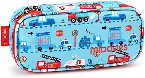 Mibasies Capa de lápis para crianças para meninas e meninos Soft Rainbow Pen Box Pouch (Rainbow 1)