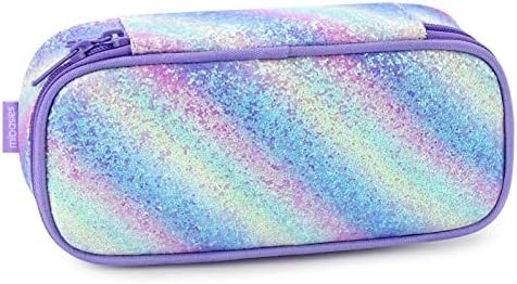 Mibasies Capa de lápis para crianças para meninas e meninos Soft Rainbow Pen Box Pouch (Rainbow 1)