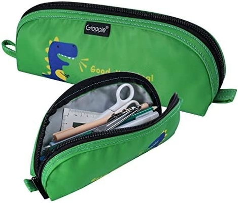 Gloppie Cute Casca de lápis Kawaii Bolsa de lápis Casca de lápis pequeno Sacos de lápis simples com Caixa de lápis Zipper Casca de lápis de ônibus