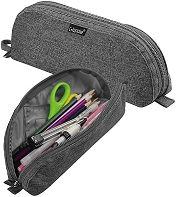 Gloppie Cute Casca de lápis Kawaii Bolsa de lápis Casca de lápis pequeno Sacos de lápis simples com Caixa de lápis Zipper Casca de lápis de ônibus