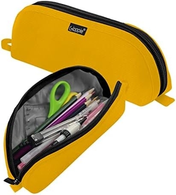 Gloppie Cute Casca de lápis Kawaii Bolsa de lápis Casca de lápis pequeno Sacos de lápis simples com Caixa de lápis Zipper Casca de lápis de ônibus