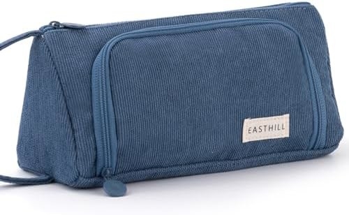 EASTHILL Larga Capacidade Caixa Lápis Bolsa Caixa Lápis Simples Papeleria Saco Escola Faculdade Organizador de Escritório para Adolescentes Meninas