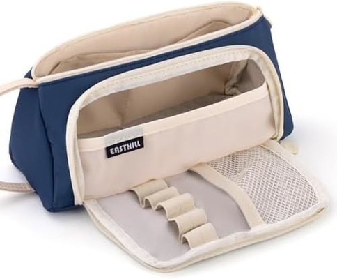EASTHILL Larga Capacidade Caixa Lápis Bolsa Caixa Lápis Simples Papeleria Saco Escola Faculdade Organizador de Escritório para Adolescentes Meninas