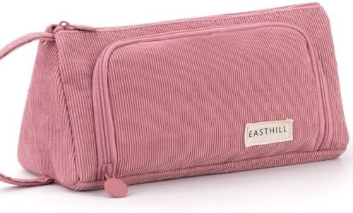 EASTHILL Larga Capacidade Caixa Lápis Bolsa Caixa Lápis Simples Papeleria Saco Escola Faculdade Organizador de Escritório para Adolescentes Meninas