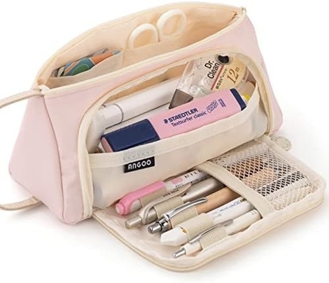 EASTHILL Larga Capacidade Caixa Lápis Bolsa Caixa Lápis Simples Papeleria Saco Escola Faculdade Organizador de Escritório para Adolescentes Meninas