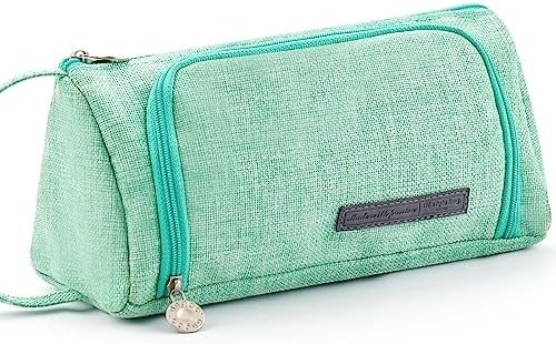 EASTHILL Larga Capacidade Caixa Lápis Bolsa Caixa Lápis Simples Papeleria Saco Escola Faculdade Organizador de Escritório para Adolescentes Meninas