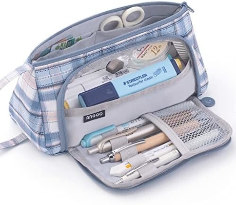 EASTHILL Larga Capacidade Caixa Lápis Bolsa Caixa Lápis Simples Papeleria Saco Escola Faculdade Organizador de Escritório para Adolescentes Meninas