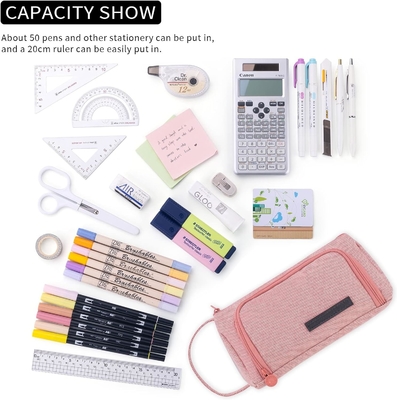 EASTHILL Larga Capacidade Caixa Lápis Bolsa Caixa Lápis Simples Papeleria Saco Escola Faculdade Organizador de Escritório para Adolescentes Meninas