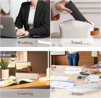 ISuperb 4 Pcs Pequena Caixa de Lápis PU Couro Lápis Bolsa Impermeável Organizador Saco de Armazenamento Bolsa Cosmética Zipper Para Mulheres