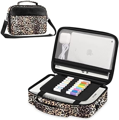 FINPAC Large Bible Cover w/Shoulder Strap, Carrying Book Case Church Bag Bible Protective w/Pen Slots and Zippered (Capa da Bíblia grande com cinto de ombro, caixa de carregamento de livros, saco de igreja)