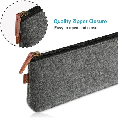 ProCase Saco de lápis Saco de lápis, papelão de feltro para estudantes Saco de zíper Saco para canetas, lápis, destacadores, caneta de gel, marcadores