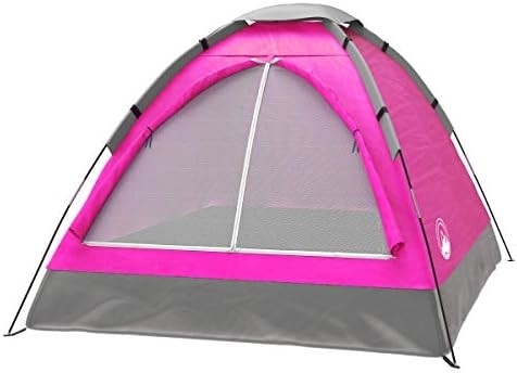 Tenda Dome para 2 pessoas, abrigo fácil de montar com mosca de chuva e saco de transporte para acampar, praia, mochila, caminhadas,
