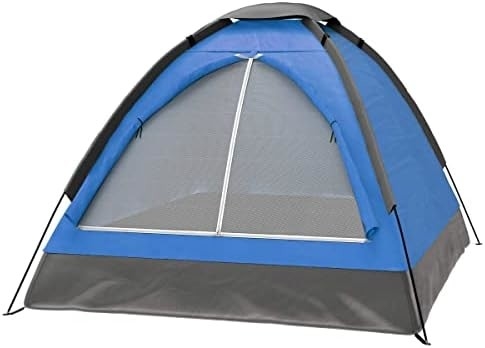 Tenda Dome para 2 pessoas, abrigo fácil de montar com mosca de chuva e saco de transporte para acampar, praia, mochila, caminhadas,
