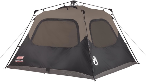 Tenda de acampamento Coleman com instalação instantânea, 4/6/8/10 pessoa Tenda weatherproof com tecnologia WeatherTec, duplo espesso