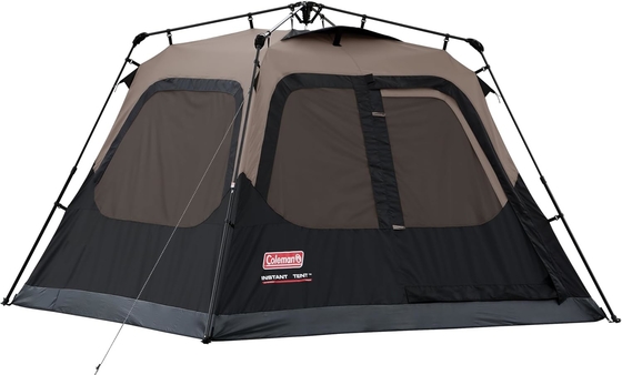 Tenda de acampamento Coleman com instalação instantânea, 4/6/8/10 pessoa Tenda weatherproof com tecnologia WeatherTec, duplo espesso