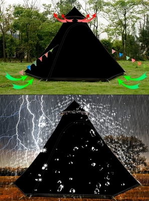 12'x10'x8'Dome Camping Tent 5-6 Pessoa 4 Temporada Duplas Camadas Impermeável Anti-UV Windproof Tents Família Camping ao ar livre