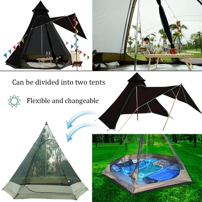 12'x10'x8'Dome Camping Tent 5-6 Pessoa 4 Temporada Duplas Camadas Impermeável Anti-UV Windproof Tents Família Camping ao ar livre