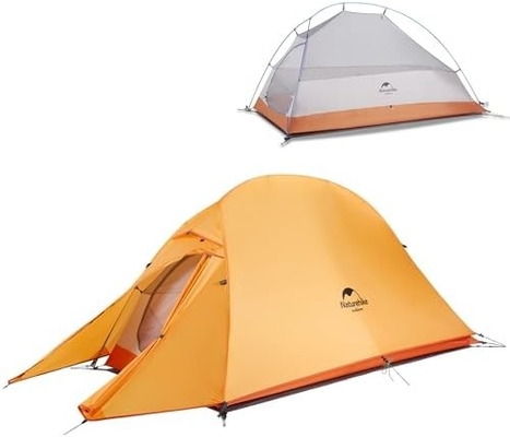 Naturehike Cloud-Up 1 Person Tent Lightweight Backpacking Tent para um homem, impermeável Ultralight Single Person Tent, Do