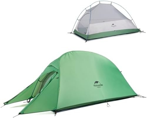 Naturehike Cloud-Up 1 Person Tent Lightweight Backpacking Tent para um homem, impermeável Ultralight Single Person Tent, Do