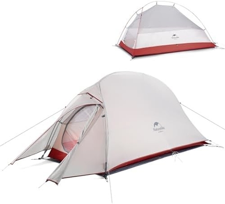 Naturehike Cloud-Up 1 Person Tent Lightweight Backpacking Tent para um homem, impermeável Ultralight Single Person Tent, Do