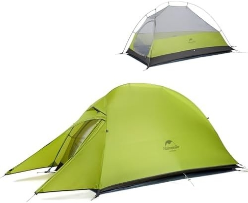 Naturehike Cloud-Up 1 Person Tent Lightweight Backpacking Tent para um homem, impermeável Ultralight Single Person Tent, Do