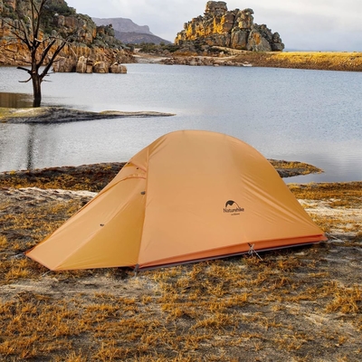Naturehike Cloud-Up 1 Person Tent Lightweight Backpacking Tent para um homem, impermeável Ultralight Single Person Tent, Do