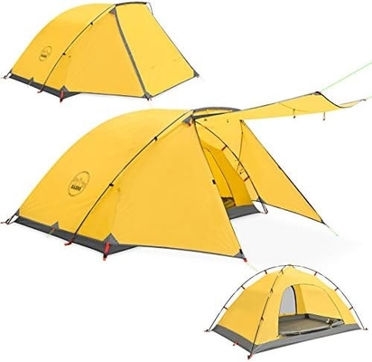 KAZOO 2/4 pessoas Tenda de acampamento ao ar livre Impermeável Família grandes tendas 2/4 pessoas fácil de instalar Tenda com varanda camada dupla