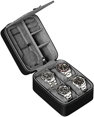 ROTHWELL 5 Watch Travel Case Storage Organizer para 5 relógios