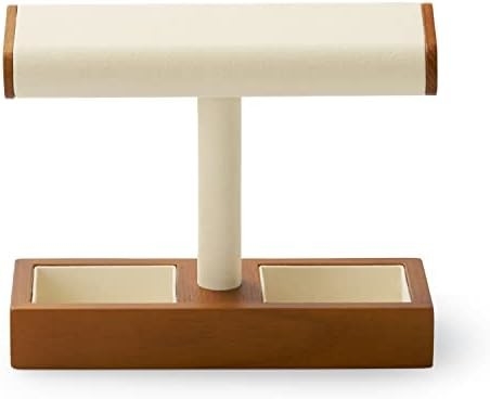 Solid Wood Watch Display Stand T-bar Watch Stand Jewelry Holder Stand Caixas de relógio para homens Organizador de relógio para homens
