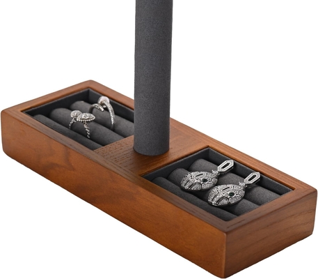 Solid Wood Watch Display Stand T-bar Watch Stand Jewelry Holder Stand Caixas de relógio para homens Organizador de relógio para homens