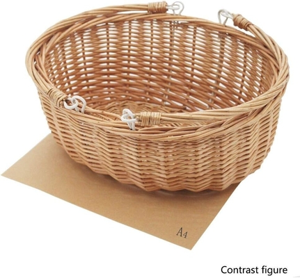 Cestas de piquenique de vime com alças de salgueiro.
