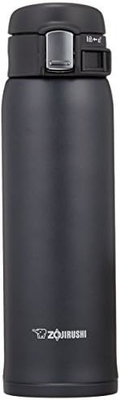 Zojirushi SM-SA60BA Taça isolada a vácuo de aço inoxidável, 1 contagem (embalagem de 1), preta, 20 oz