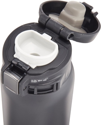 Zojirushi SM-SA60BA Taça isolada a vácuo de aço inoxidável, 1 contagem (embalagem de 1), preta, 20 oz