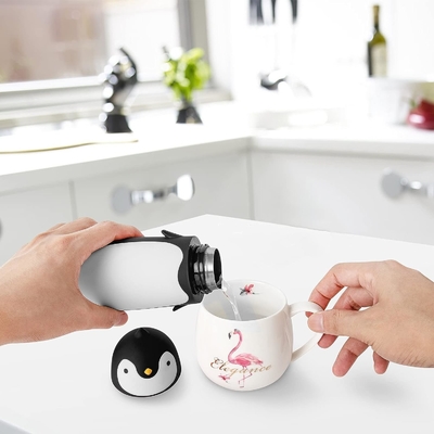 Pinguim de aço inoxidável Balsas isoladas a vácuo Taça de viagem Chá garrafa de água garrafa de café