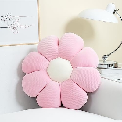 Almofada de flores, Decoração de Natal de flores, almofada de assento, decoração de quarto e plush