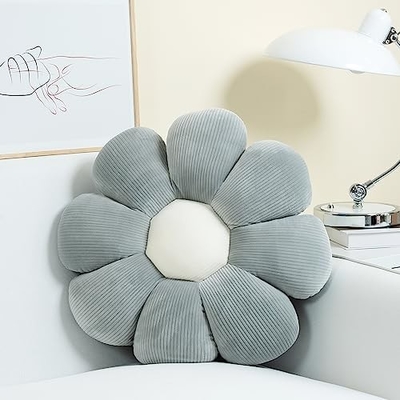 Almofada de flores, Decoração de Natal de flores, almofada de assento, decoração de quarto e plush