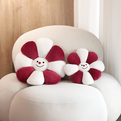 Almofada de flores, Decoração de Natal de flores, almofada de assento, decoração de quarto e plush