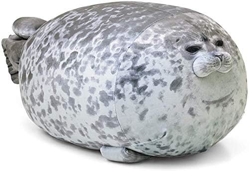 MerryXD Chubby Blob Seal Pillow, Plush Animal Toy Cute Ocean Medium